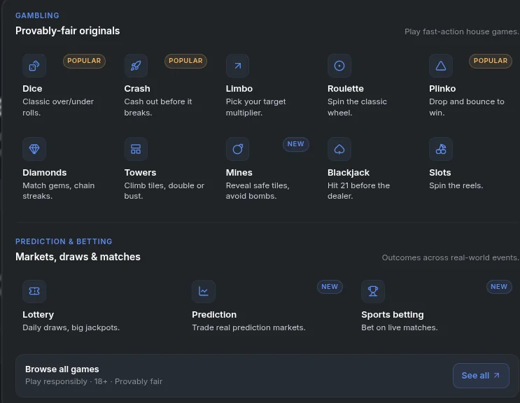 FaucetPay 2026 wallet overview showing a grid of supported crypto assets